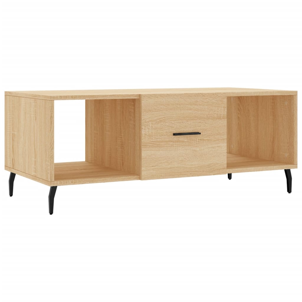 Coffee table, sonoma oak, 102x50x40 cm, processed wood