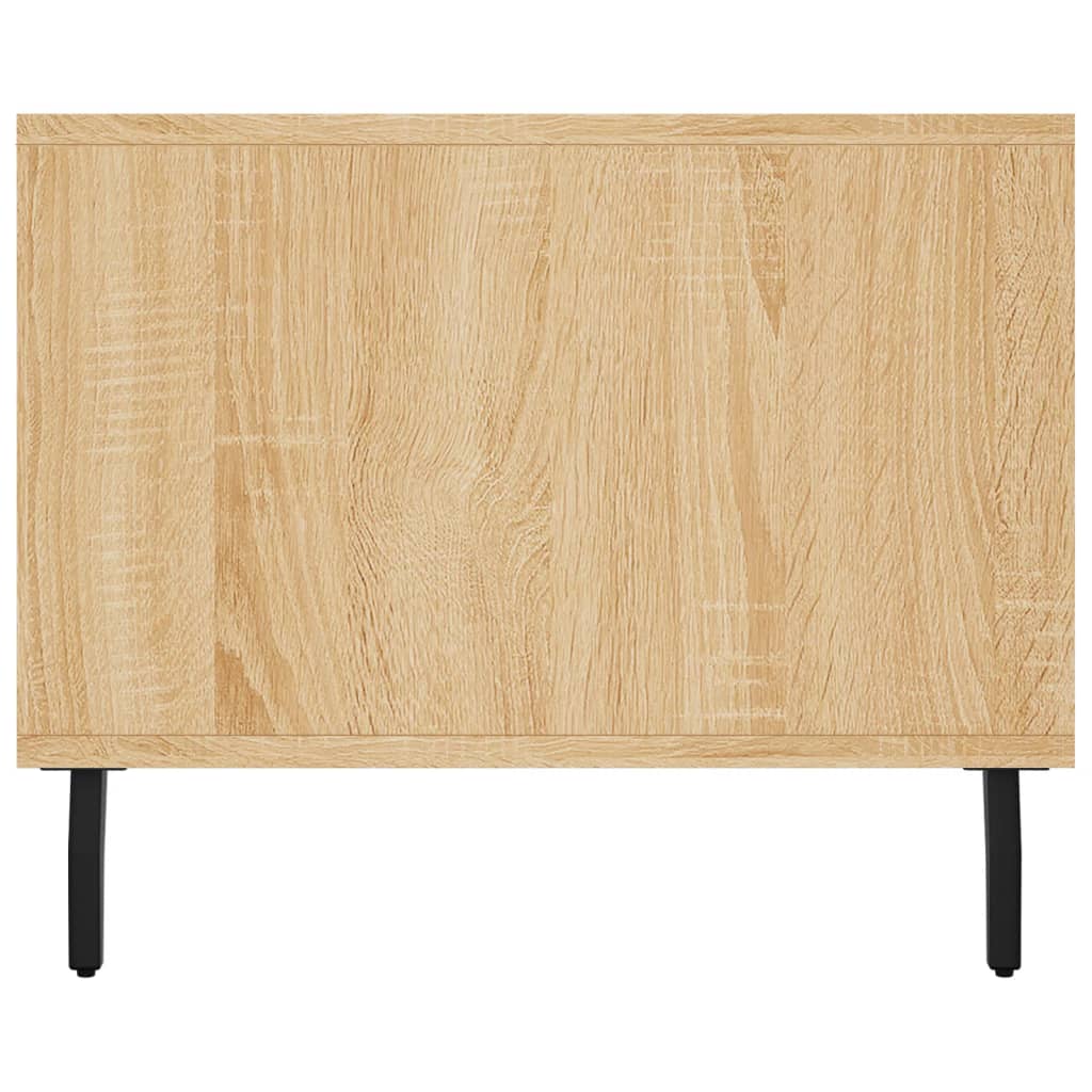 Coffee table, sonoma oak, 102x50x40 cm, processed wood