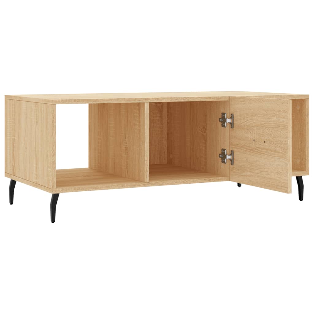 Coffee table, sonoma oak, 102x50x40 cm, processed wood