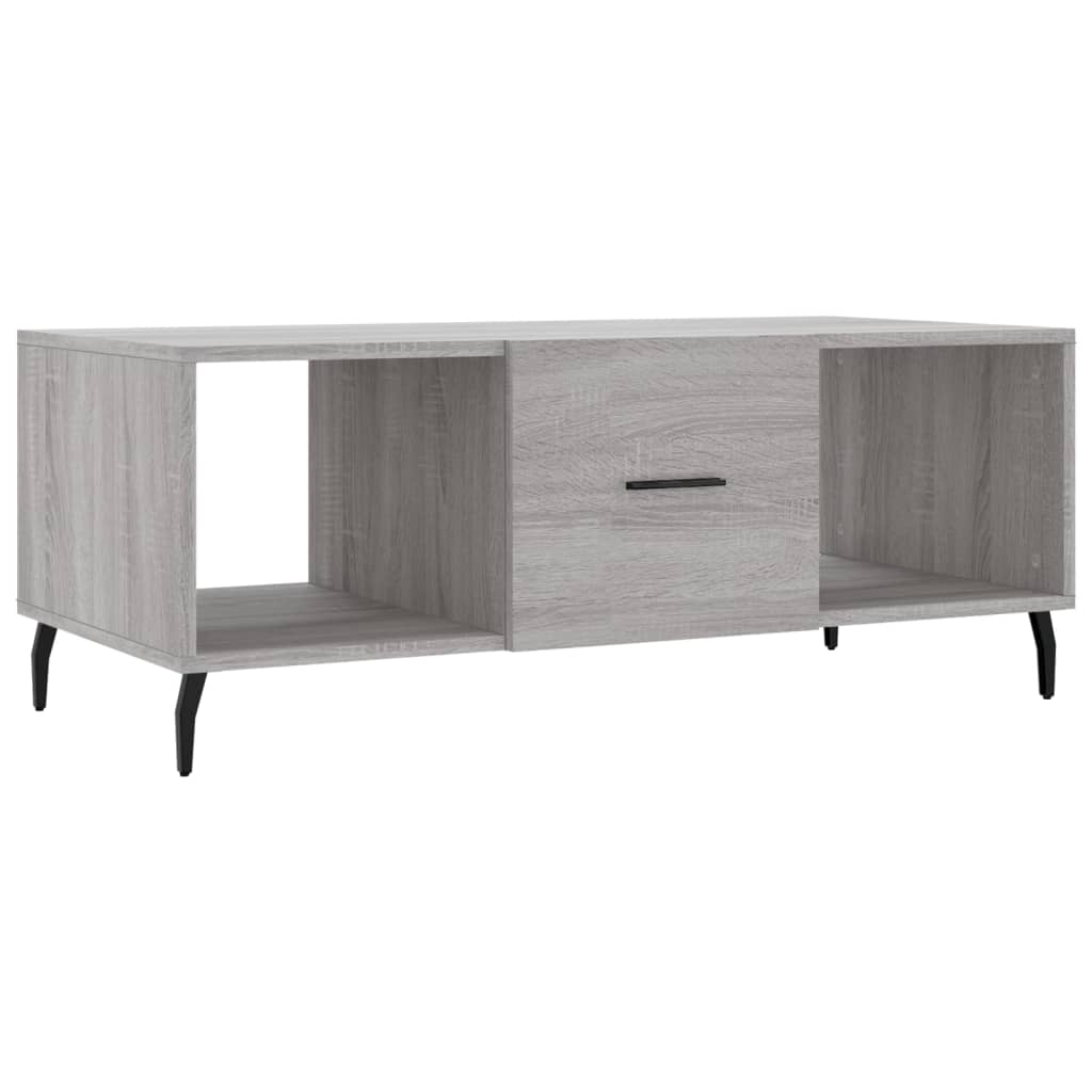 Coffee table, sonoma grey, 102x50x40 cm, composite wood