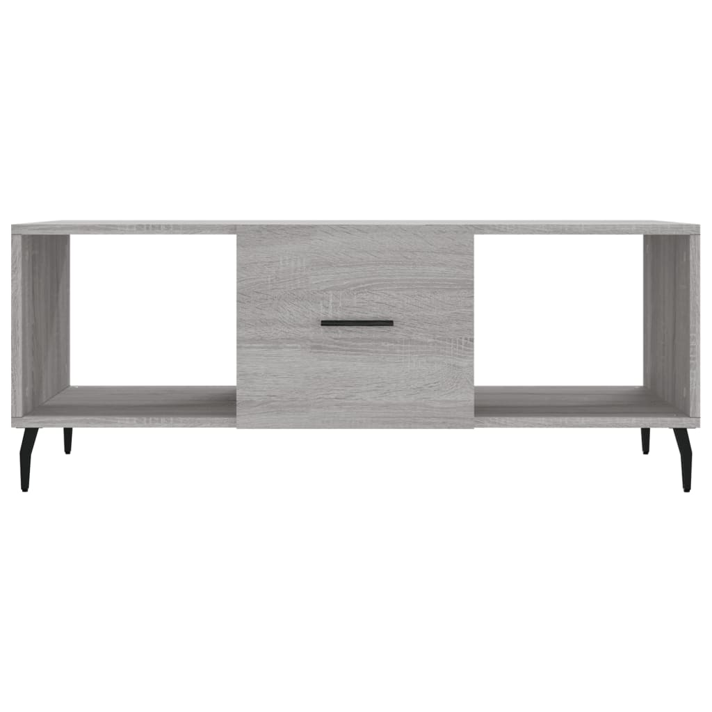 Coffee table, sonoma grey, 102x50x40 cm, composite wood