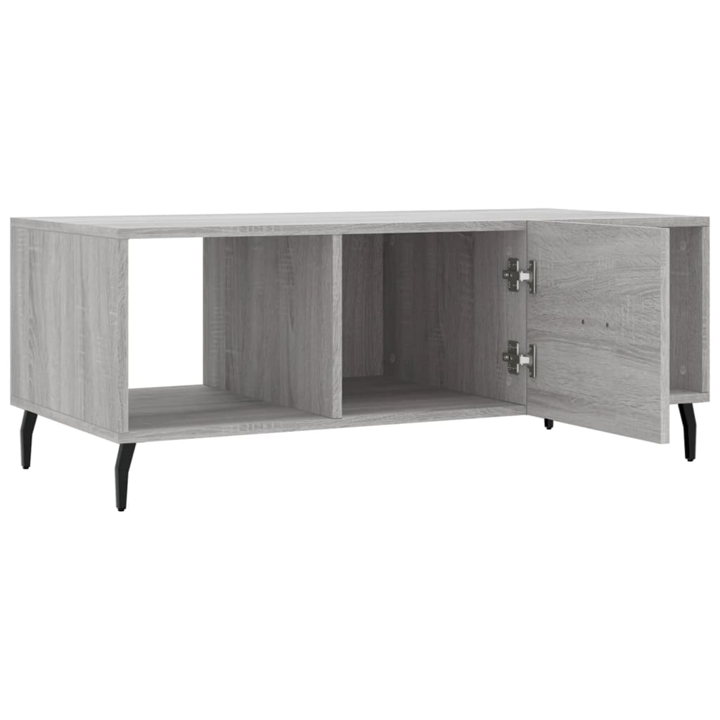 Coffee table, sonoma grey, 102x50x40 cm, composite wood