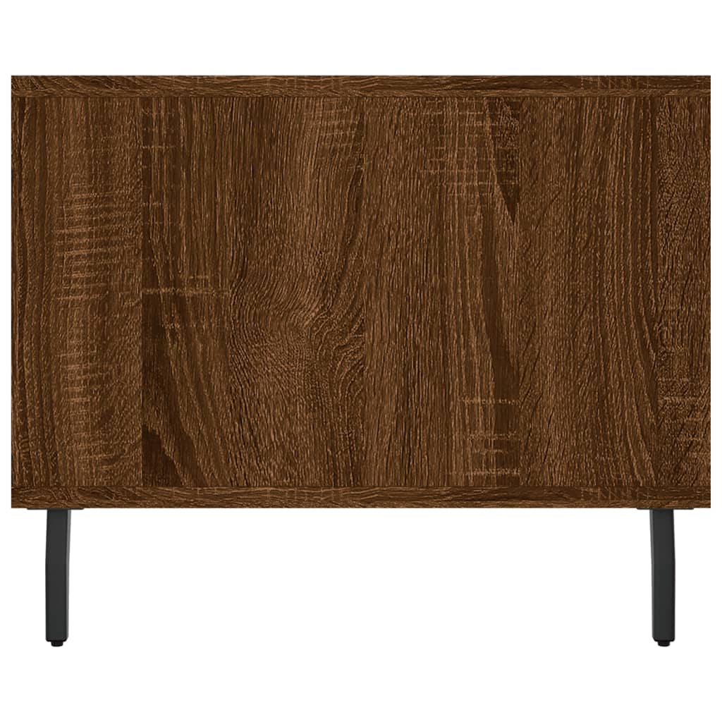 Coffee table, brown oak, 102x50x40 cm, composite wood