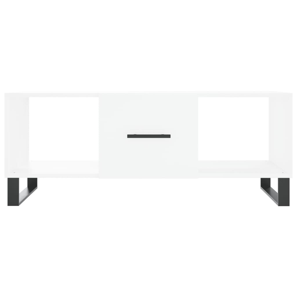 Coffee table, white, 102x50x40 cm, composite wood