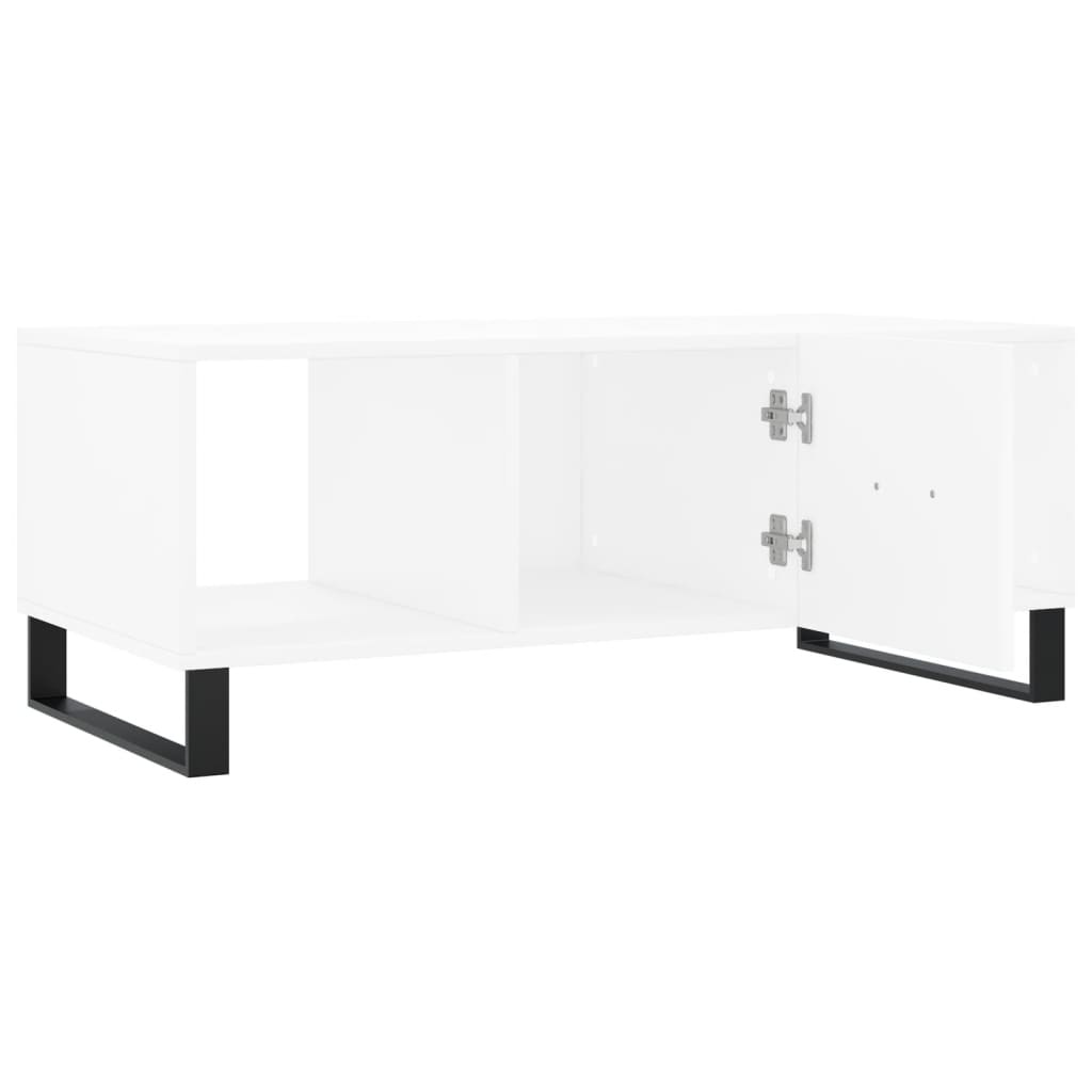 Coffee table, white, 102x50x40 cm, composite wood