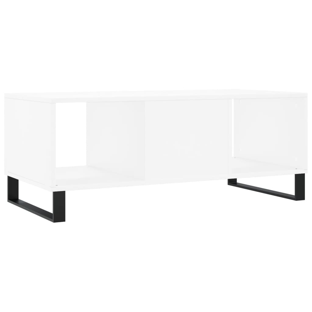 Coffee table, white, 102x50x40 cm, composite wood