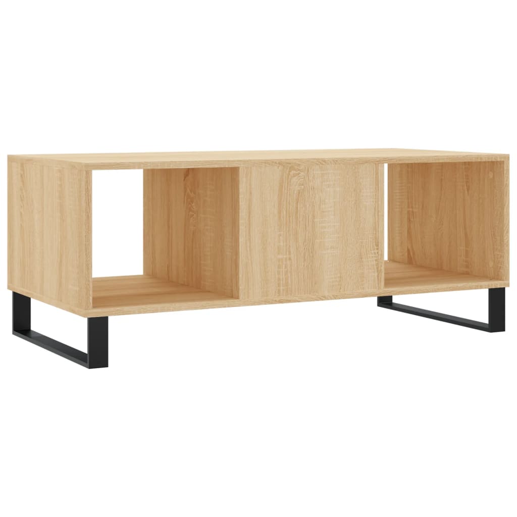 Coffee table, sonoma oak, 102x50x40 cm, processed wood