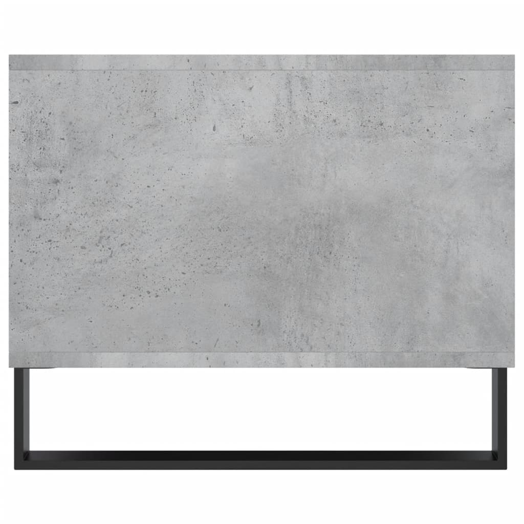 Coffee table, concrete gray, 102x50x40 cm, processed wood