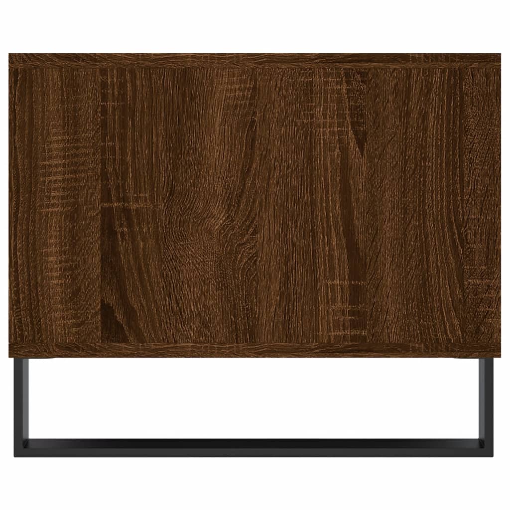 Coffee table, brown oak, 102x50x40 cm, composite wood