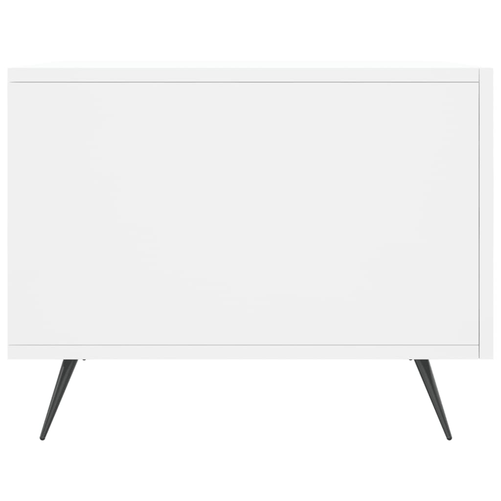 Coffee table, white, 50x50x40 cm, composite wood