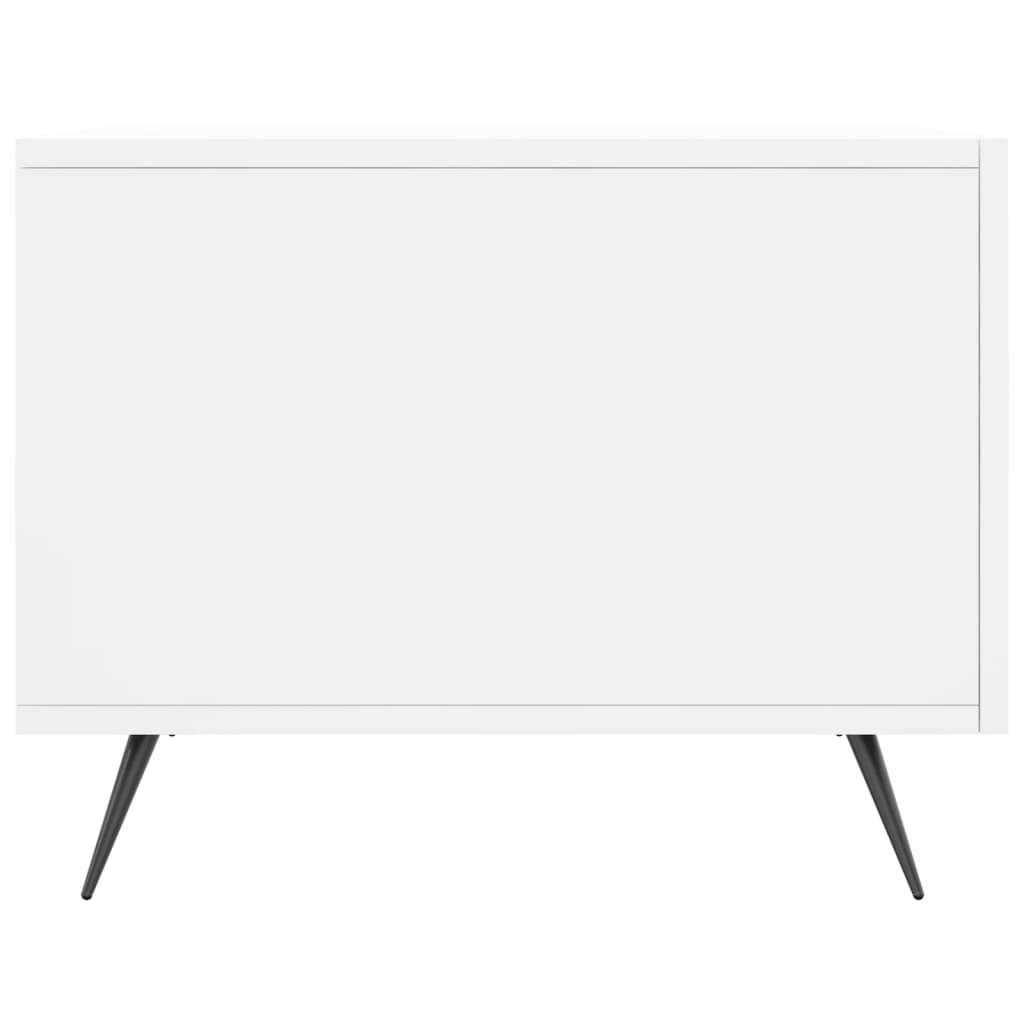 Coffee tables, 2 pcs., white, 50x50x40 cm, composite wood
