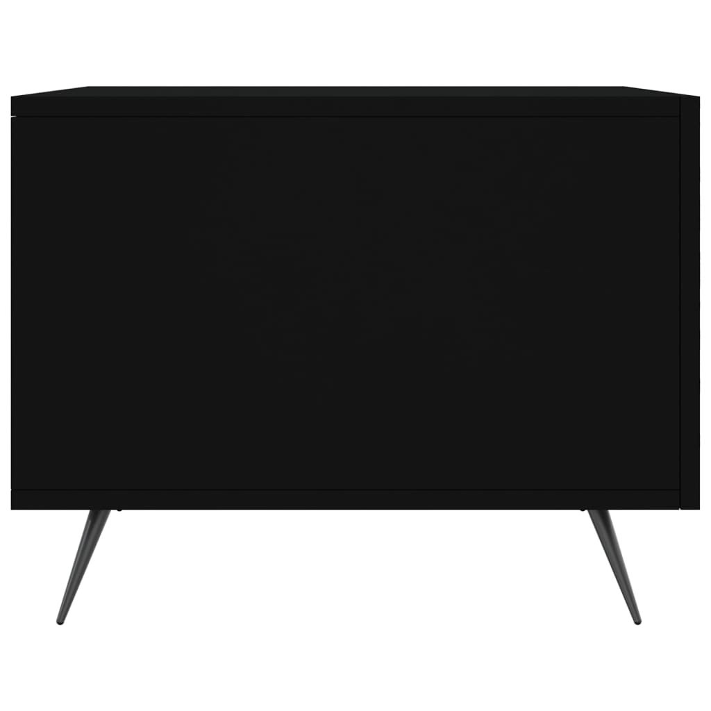 Coffee table, black, 50x50x40 cm, composite wood