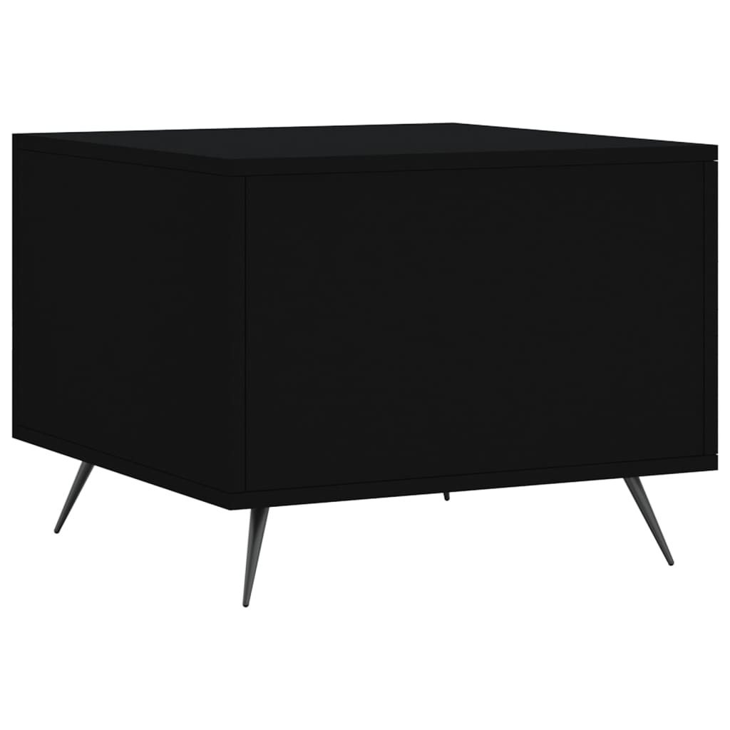 Coffee table, black, 50x50x40 cm, composite wood