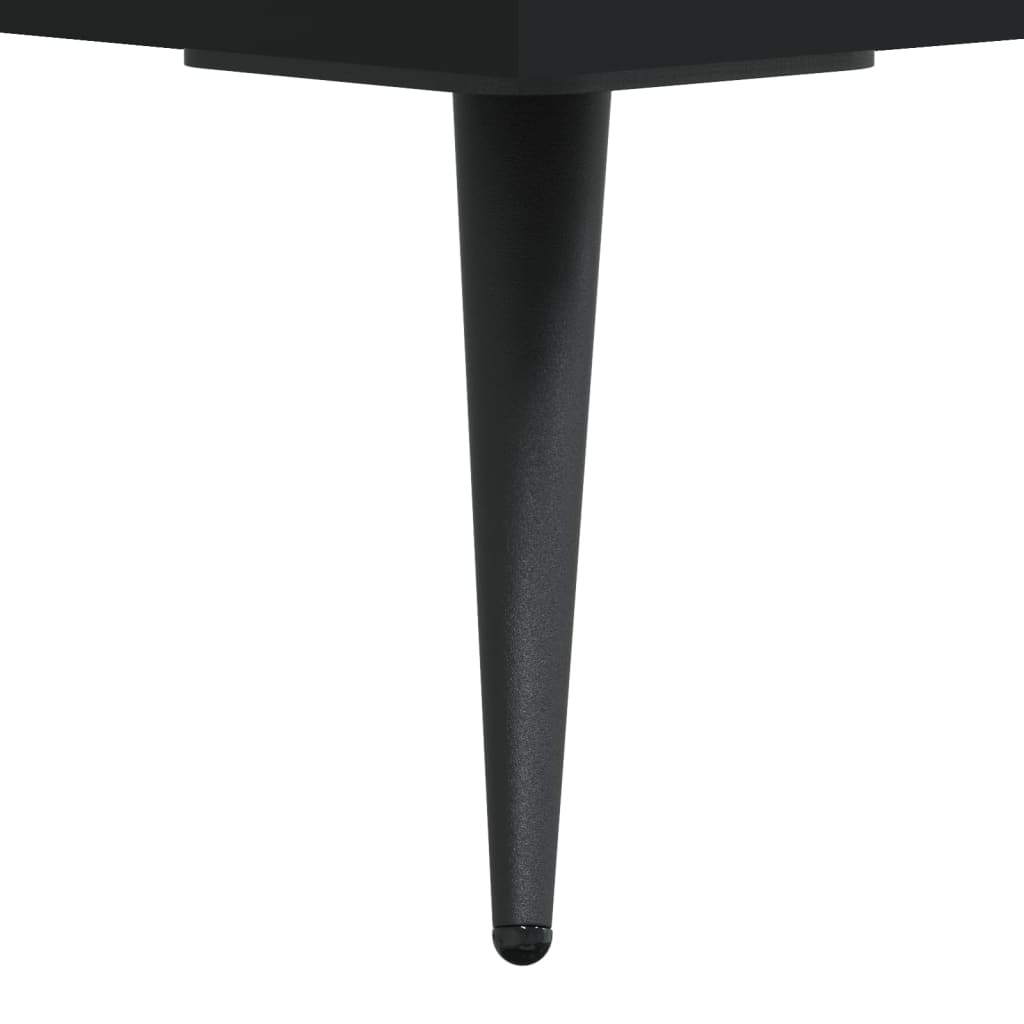 Coffee table, black, 50x50x40 cm, composite wood