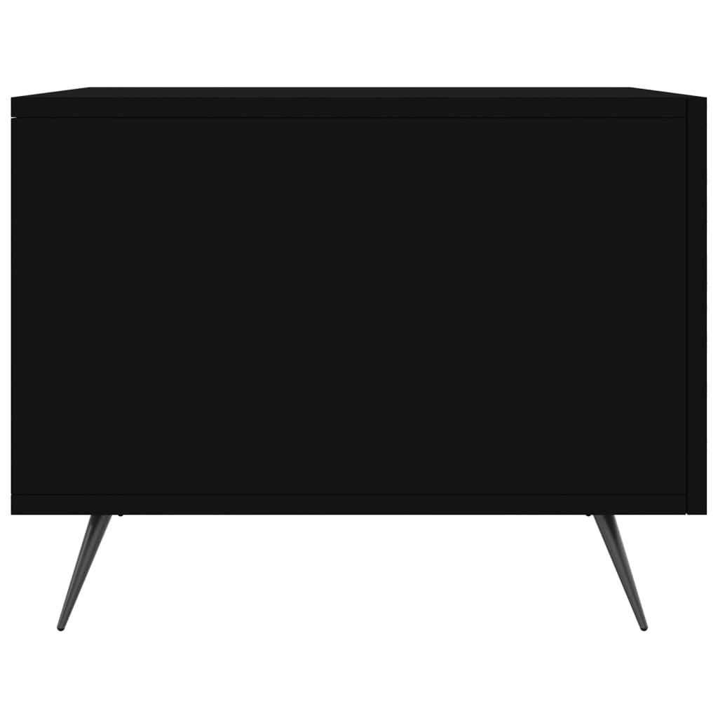 Coffee tables, 2 pcs., black, 50x50x40 cm, composite wood