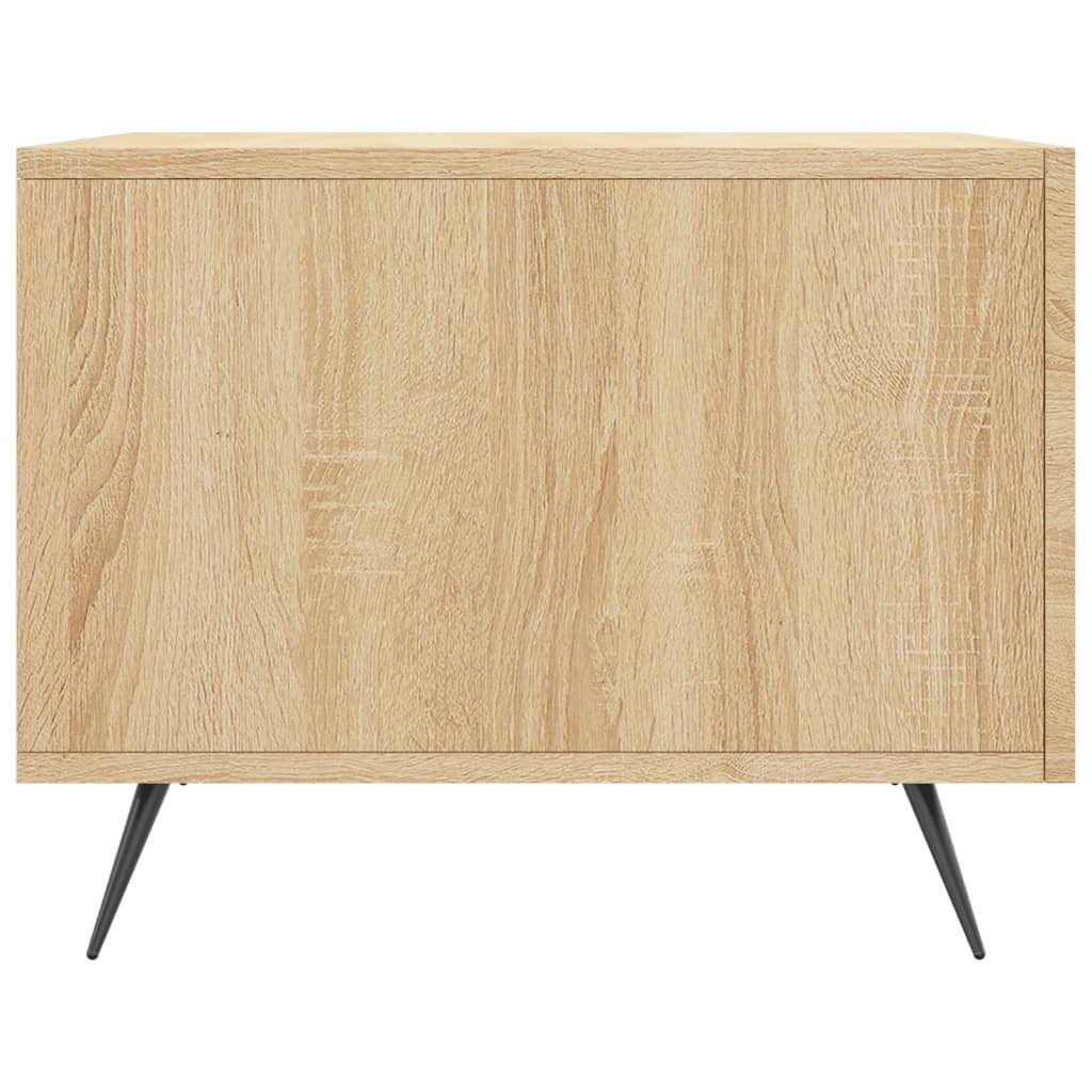 Coffee table, sonoma oak, 50x50x40 cm, processed wood