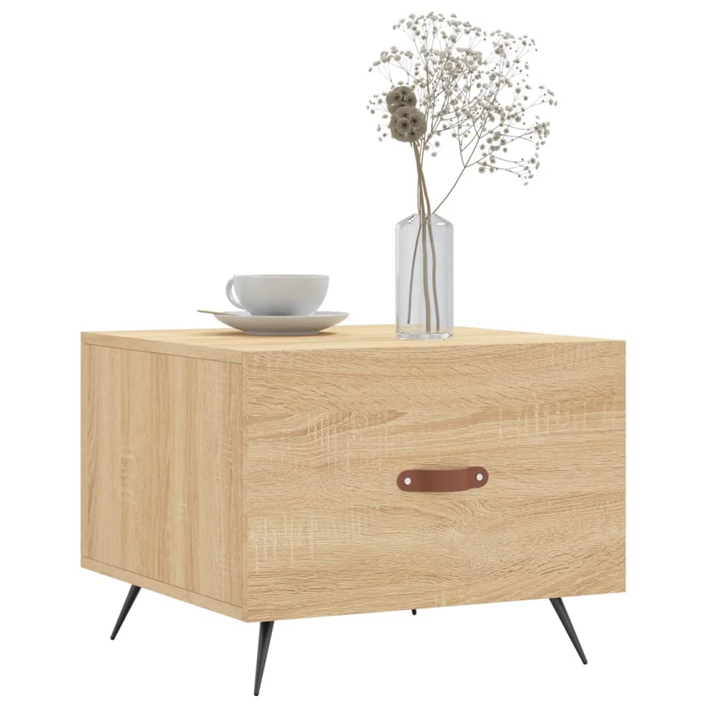 Coffee tables 2 pcs. sonoma oak 50x50x40 cm composite wood