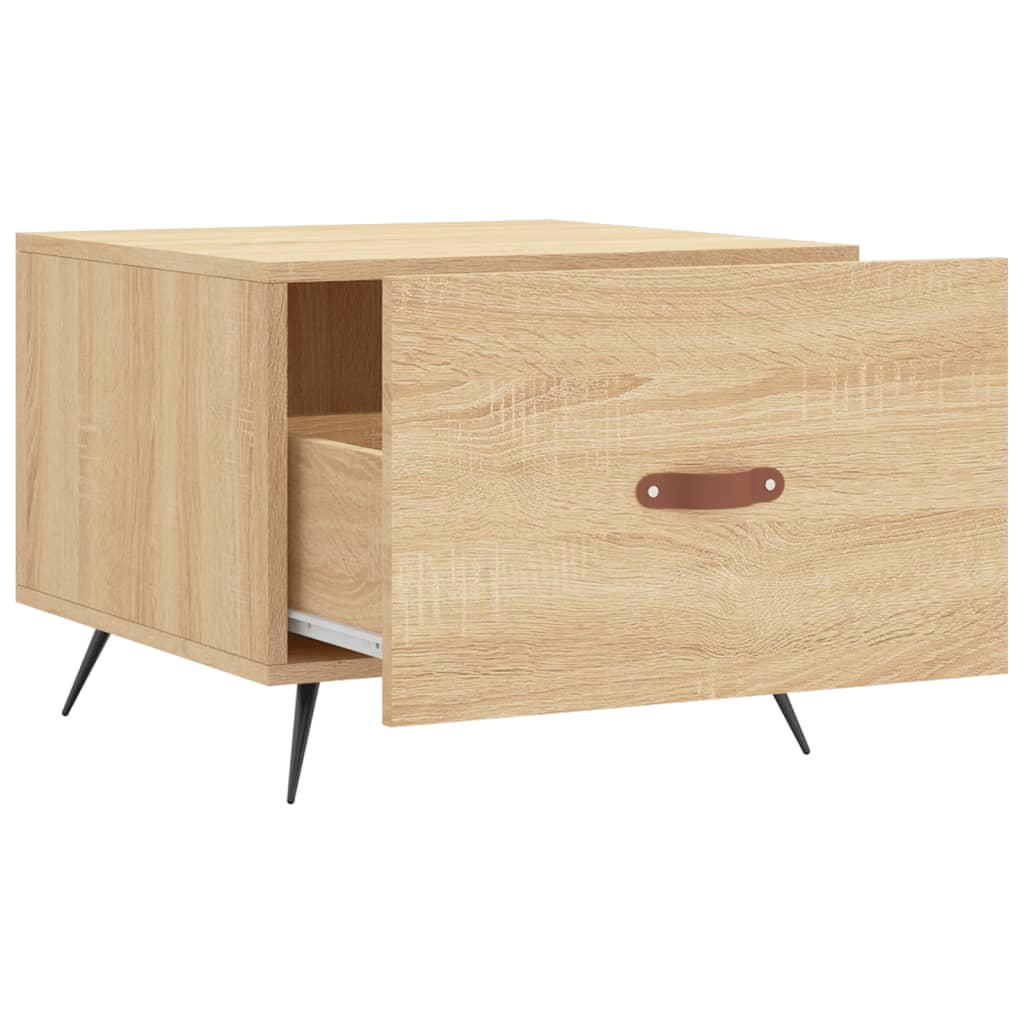 Coffee tables 2 pcs. sonoma oak 50x50x40 cm composite wood