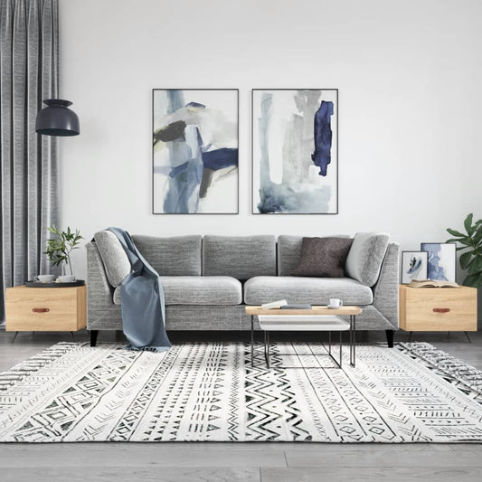 Coffee tables 2 pcs. sonoma oak 50x50x40 cm composite wood