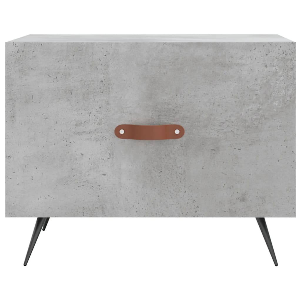 Coffee table, concrete gray, 50x50x40 cm, composite wood