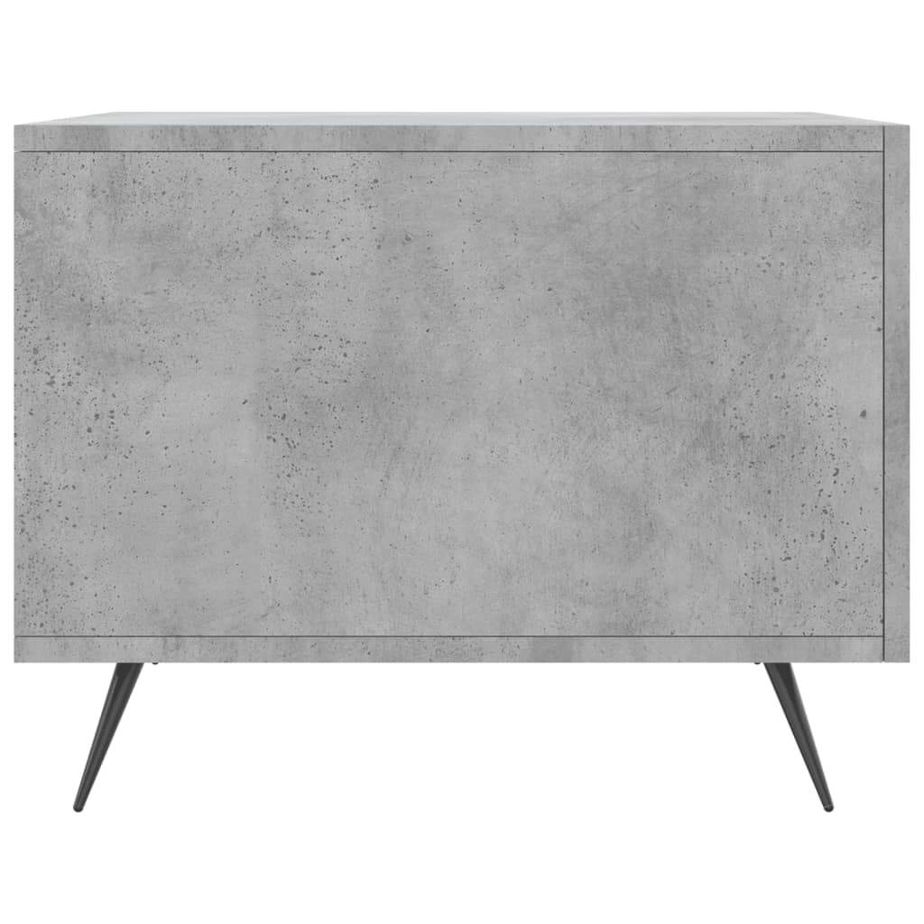 Coffee table, concrete gray, 50x50x40 cm, composite wood