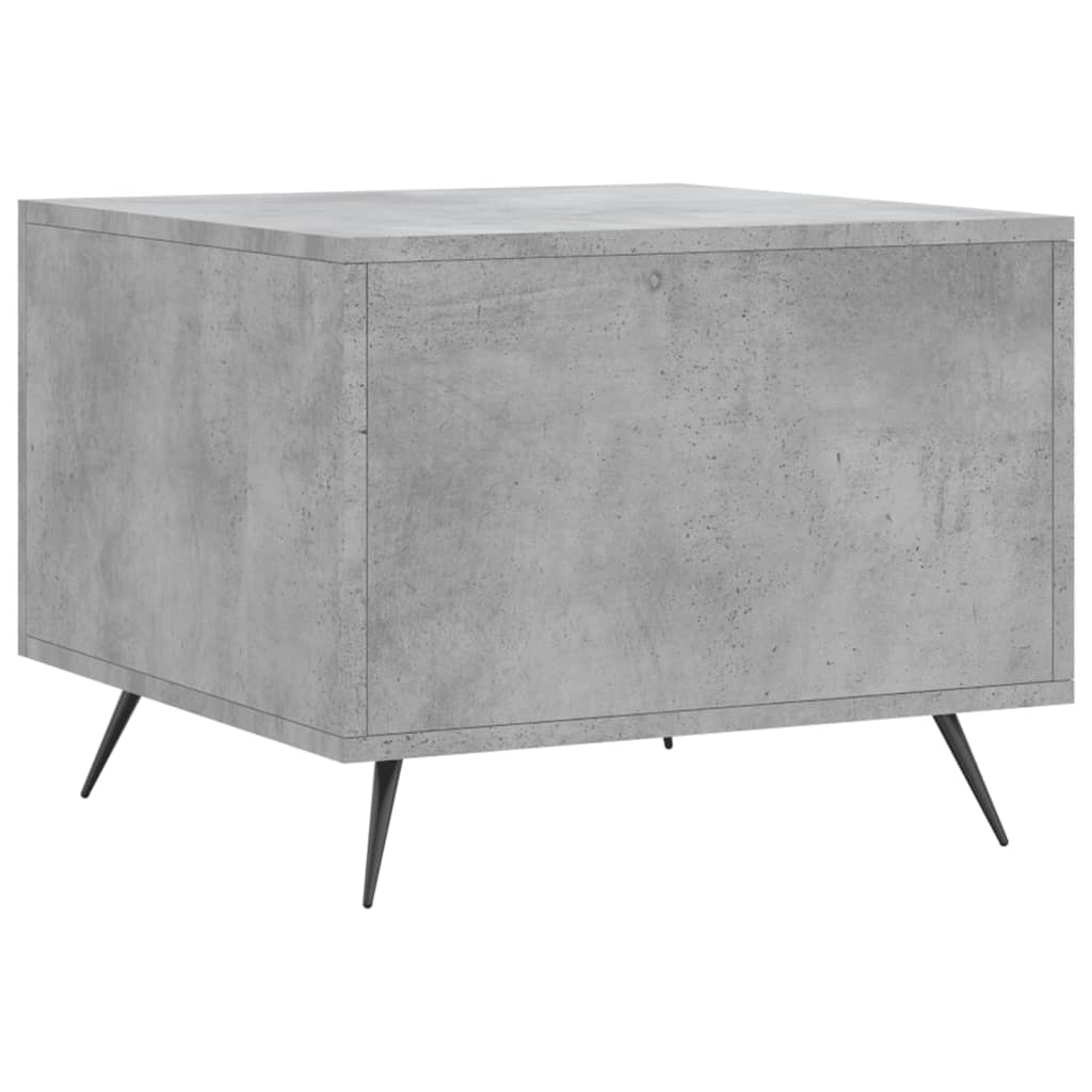 Coffee table, concrete gray, 50x50x40 cm, composite wood