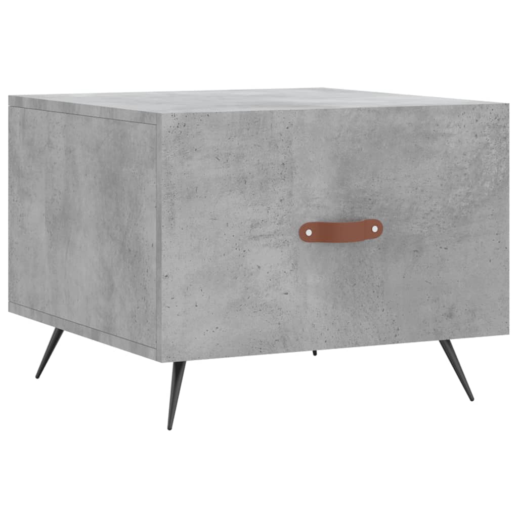 Coffee tables, 2 pcs., concrete gray, 50x50x40 cm, composite wood