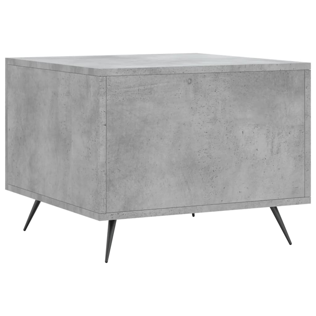 Coffee tables, 2 pcs., concrete gray, 50x50x40 cm, composite wood