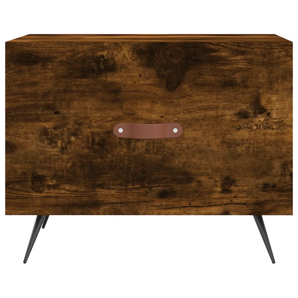 Coffee table, smoky oak, 50x50x40 cm, processed wood