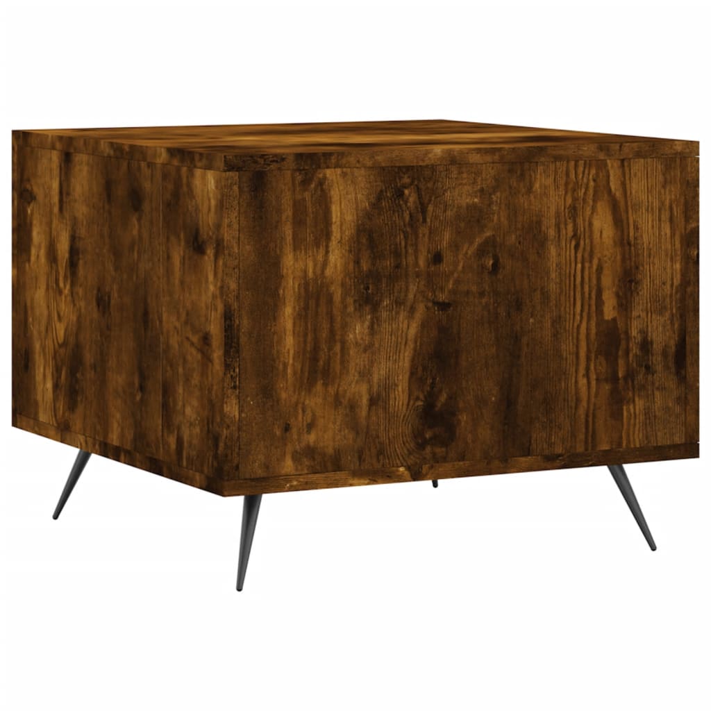 Coffee table, smoky oak, 50x50x40 cm, processed wood