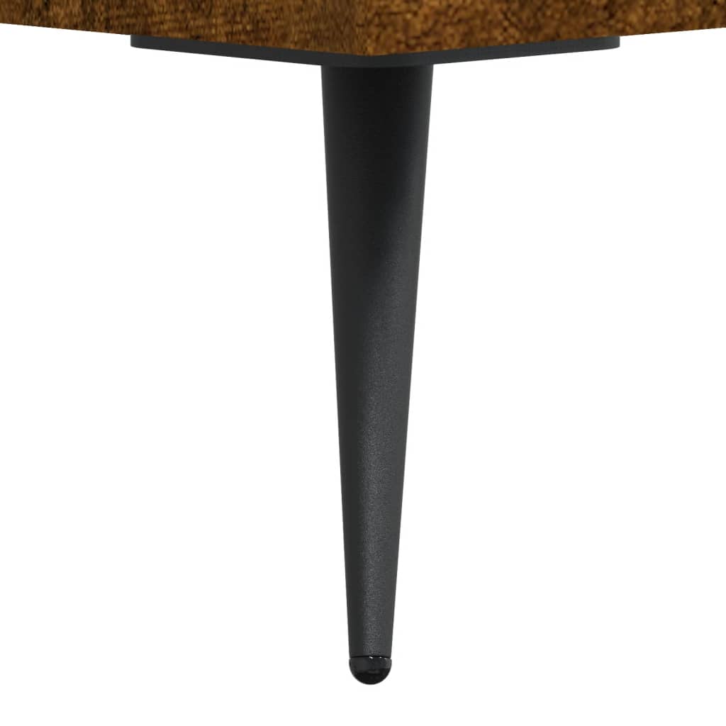 Coffee table, smoky oak, 50x50x40 cm, processed wood