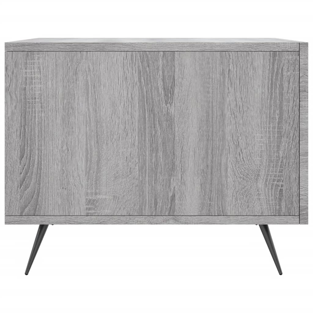 Coffee table, sonoma grey, 50x50x40 cm, processed wood