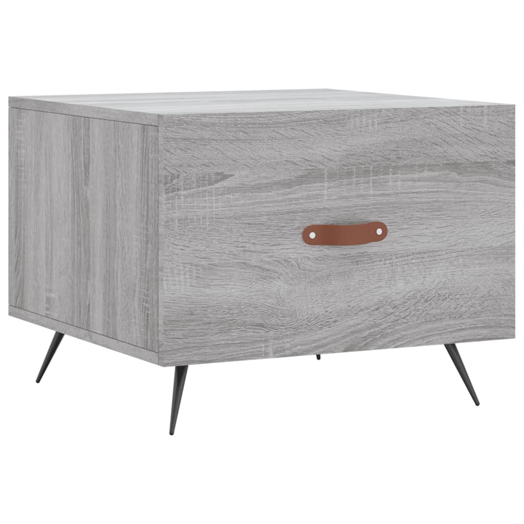 Coffee tables, 2 pcs., sonoma gray, 50x50x40 cm, composite wood