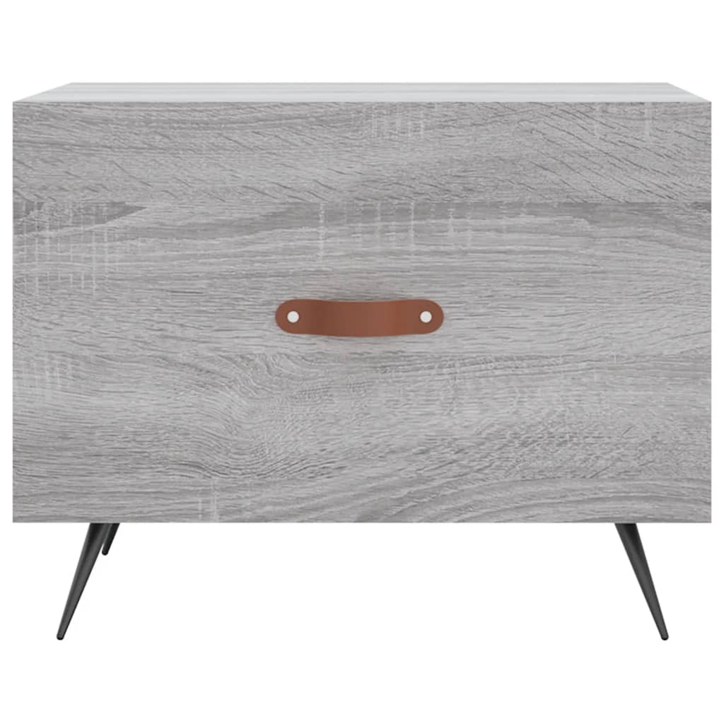Coffee tables, 2 pcs., sonoma gray, 50x50x40 cm, composite wood