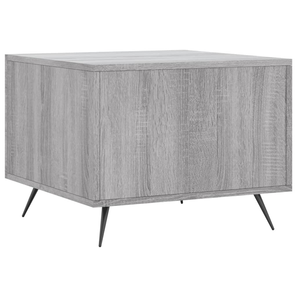Coffee tables, 2 pcs., sonoma gray, 50x50x40 cm, composite wood