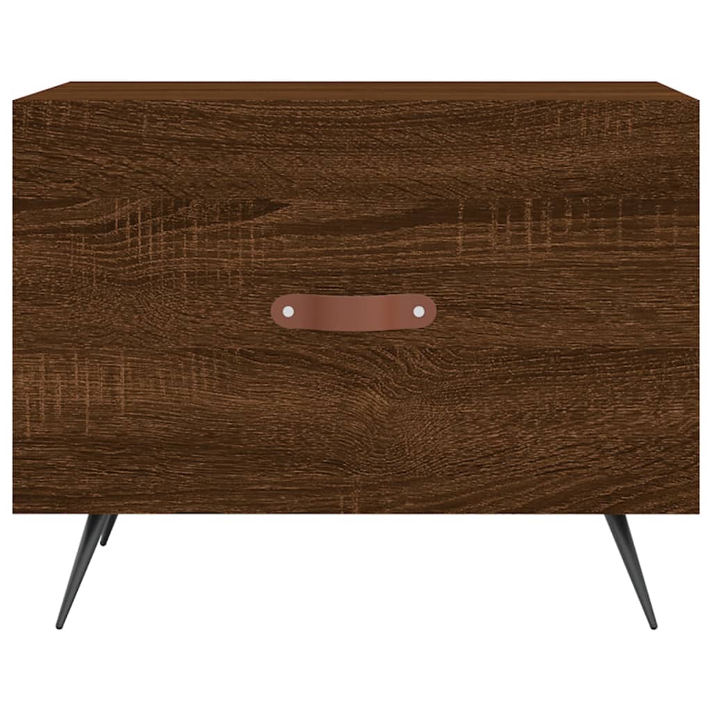 Coffee table, brown oak, 50x50x40 cm, processed wood