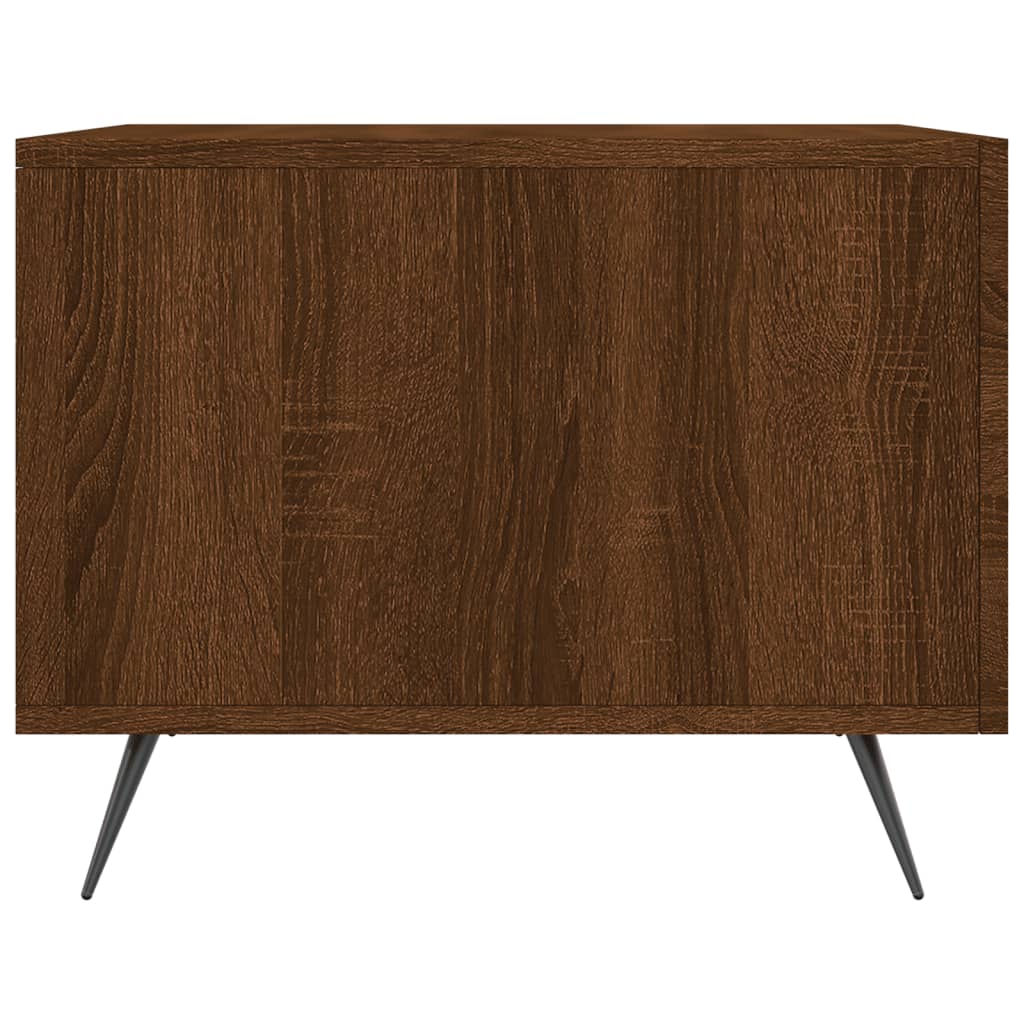 Coffee table, brown oak, 50x50x40 cm, processed wood