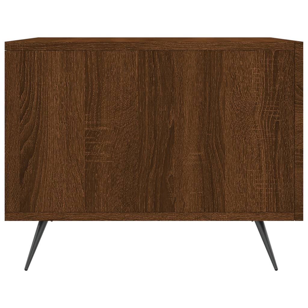 Coffee tables, 2 pcs. brown oak, 50x50x40 cm, composite wood
