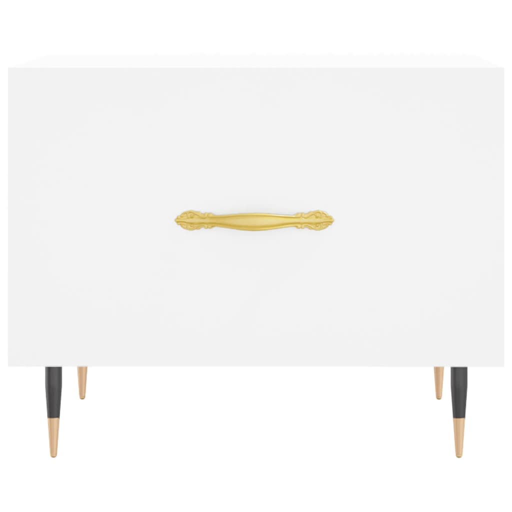 Coffee table, white, 50x50x40 cm, composite wood