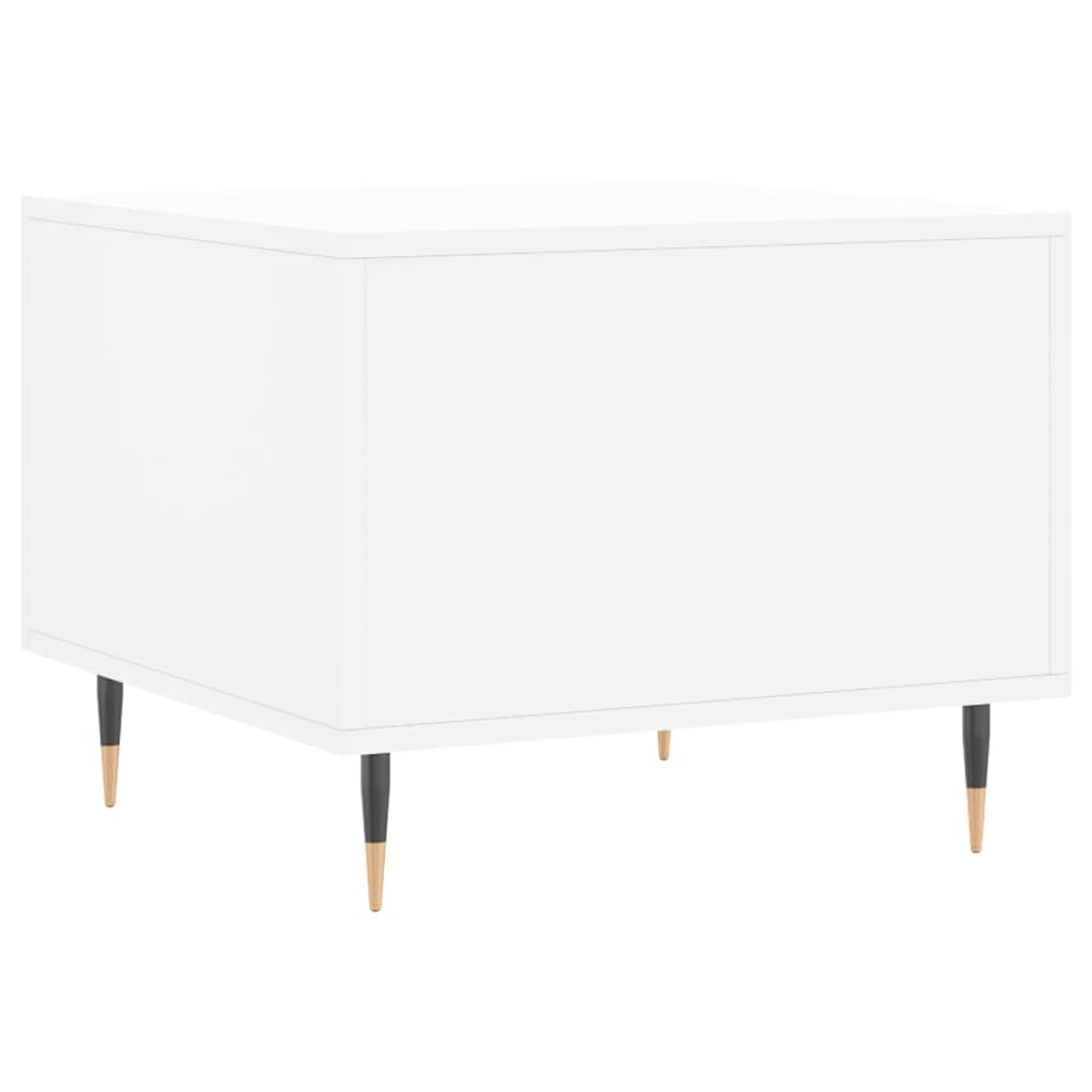 Coffee table, white, 50x50x40 cm, composite wood