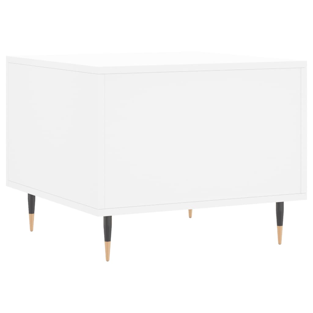 Coffee tables, 2 pcs., white, 50x50x40 cm, composite wood