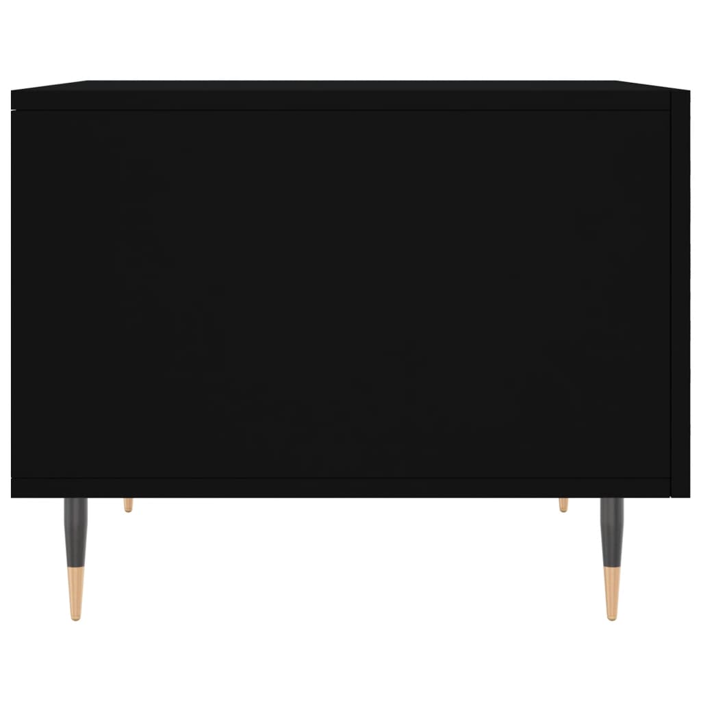 Coffee table, black, 50x50x40 cm, composite wood