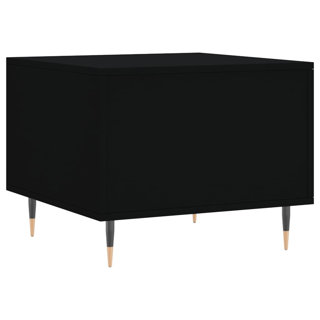 Coffee table, black, 50x50x40 cm, composite wood