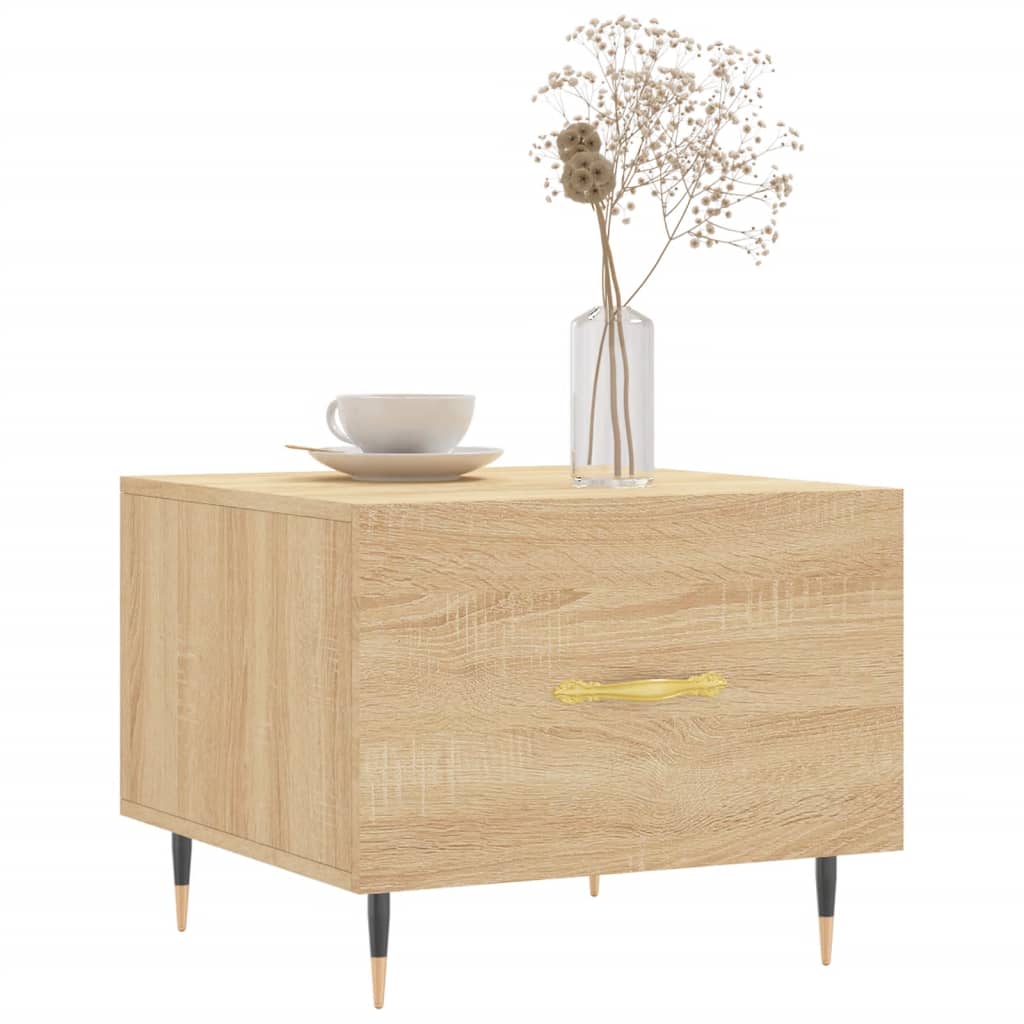 Coffee tables 2 pcs. sonoma oak 50x50x40 cm composite wood