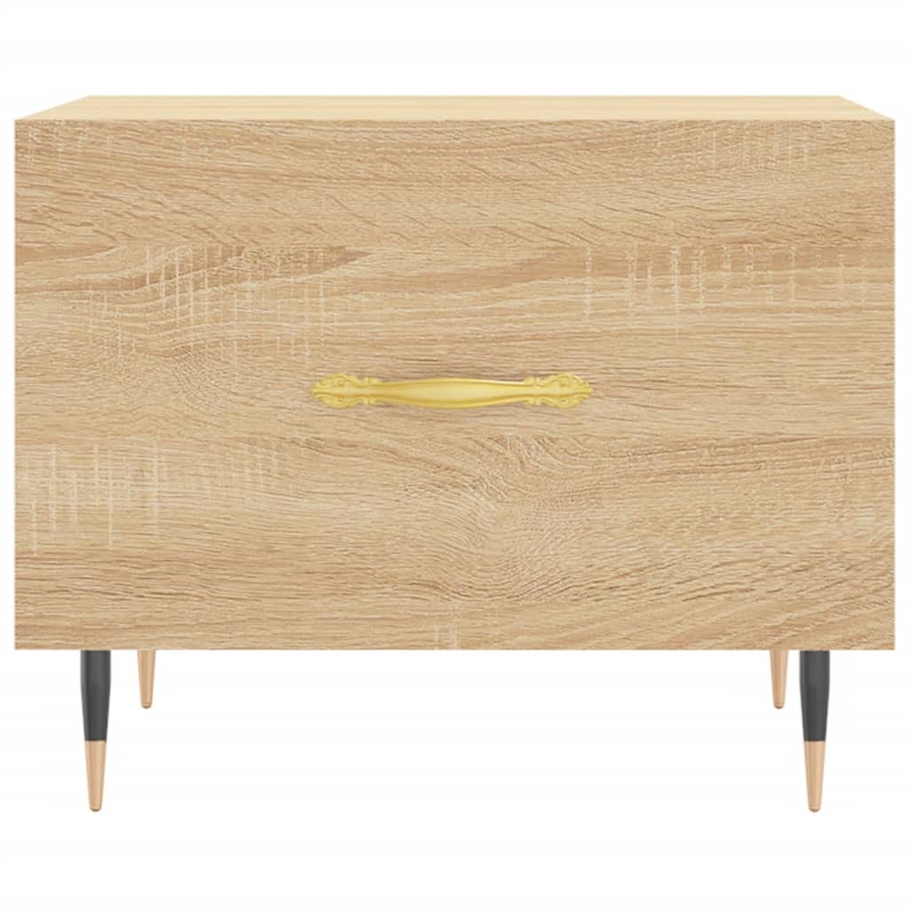 Coffee tables 2 pcs. sonoma oak 50x50x40 cm composite wood
