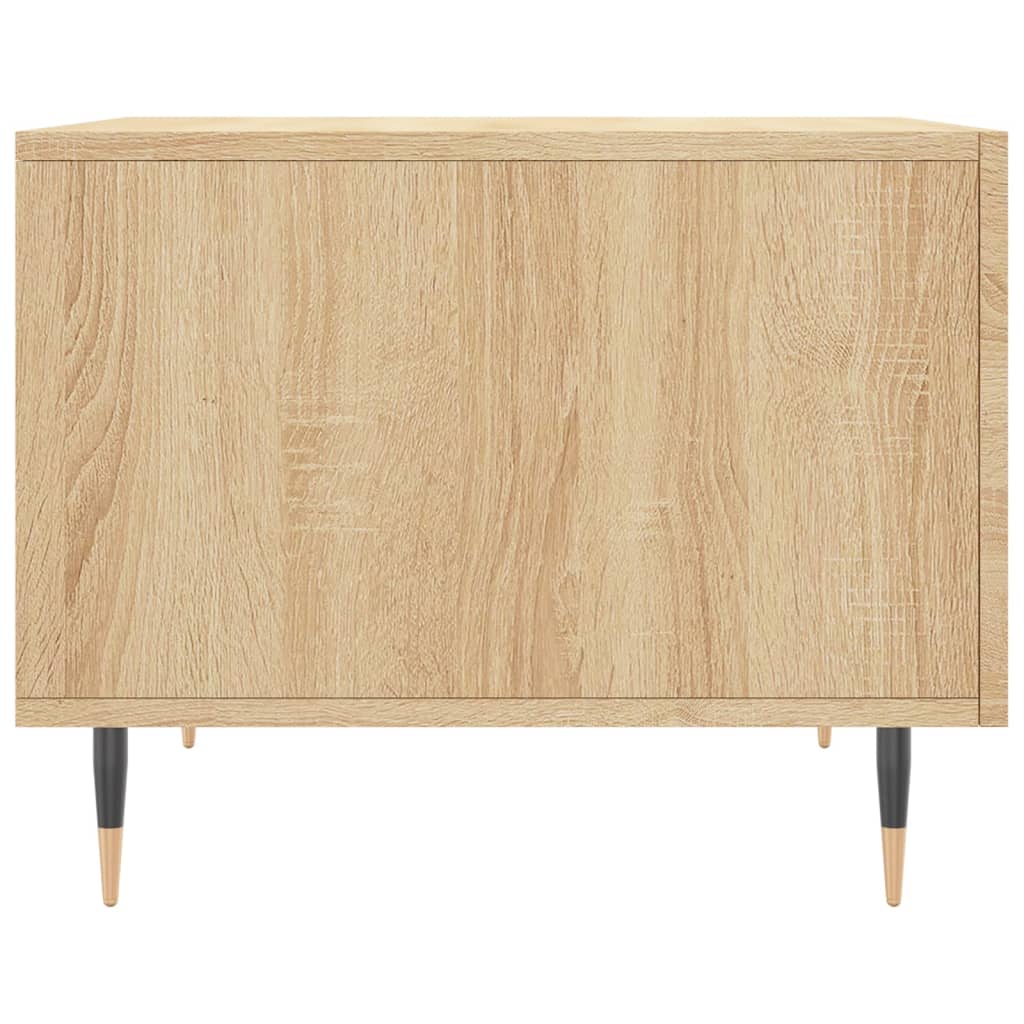 Coffee tables 2 pcs. sonoma oak 50x50x40 cm composite wood