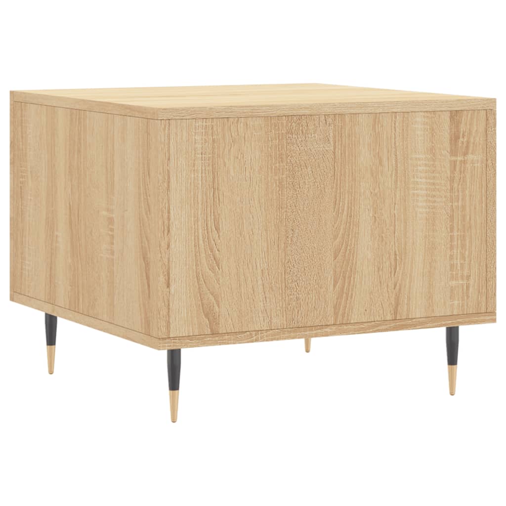Coffee tables 2 pcs. sonoma oak 50x50x40 cm composite wood