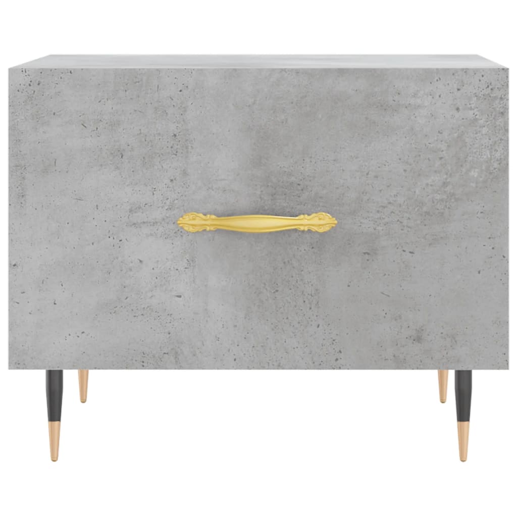 Coffee table, concrete gray, 50x50x40 cm, composite wood
