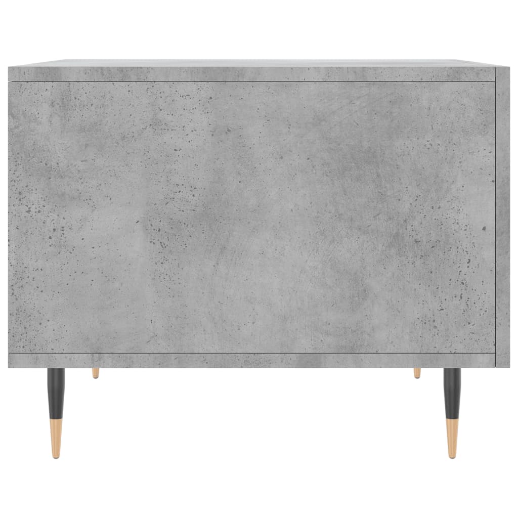 Coffee table, concrete gray, 50x50x40 cm, composite wood