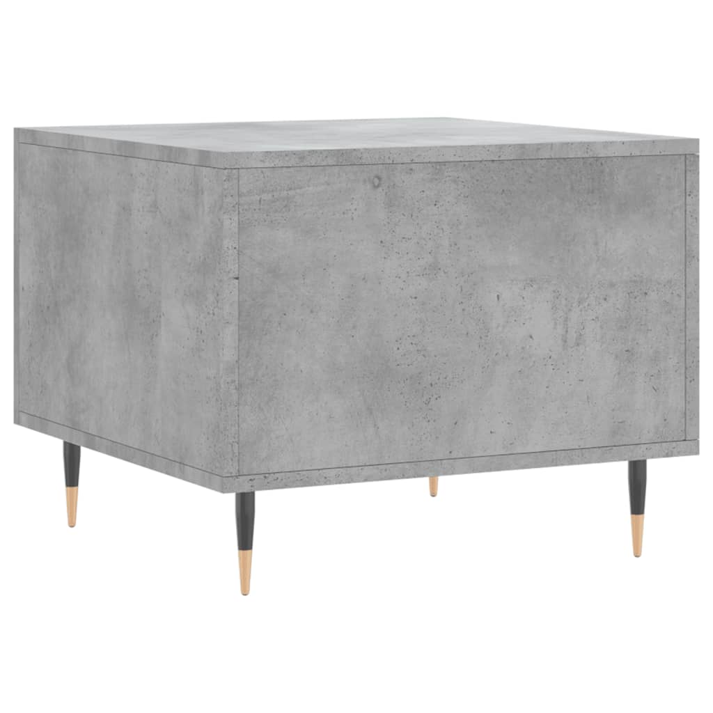 Coffee table, concrete gray, 50x50x40 cm, composite wood